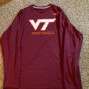 Nike Virginia tech football long sleeve